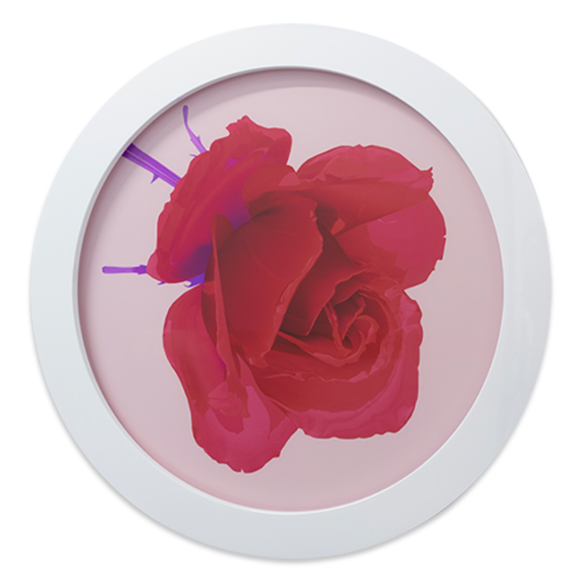 Red Rose Blush, Glass, 2023, Edition 1/10, 2 A.Ps